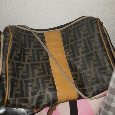 Vintage FENDI ROMA ITALY 1925 Handbag, Shoulder Bag, 